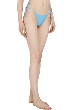 Vetements Stroje kąpielowe, Kobieta, Niebieski, XS, Bikini z wiązaniem