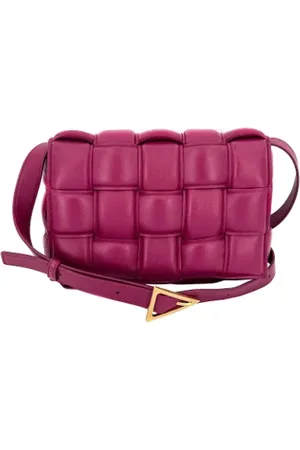 Bottega Veneta Pre-owned, Kobieta, Fioletowy, ONE SIZE, Pre-owned Skórzane torebki