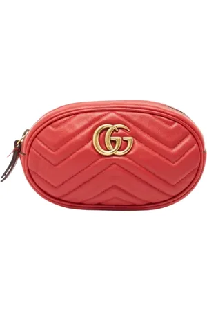 Gucci Pre-owned, Kobieta, Czerwony, ONE SIZE, Pre-owned Skórzane torebki