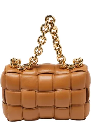 Bottega Veneta Pre-owned, Kobieta, brązowy, ONE SIZE, Pre-owned skórzane torby na ramię