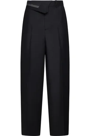 Fendi Spodnie, Kobieta, Czarny, S, Czarne Stylowe Spodnie