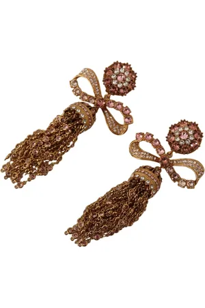 Dolce & Gabbana Akcesoria, Kobieta, Żółty, ONE SIZE, Earrings
