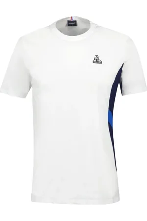 Le Coq Sportif Koszulki, Mężczyzna, Biały, M, Koszule sezonowe