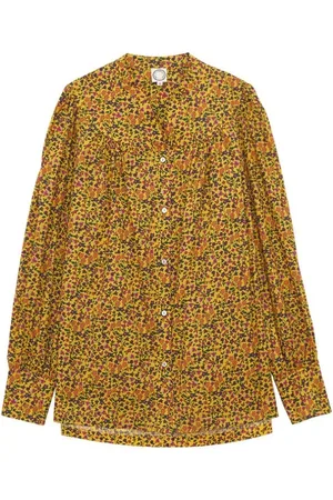 Inès de la Fressange Bluzki, Kobieta, Wielobarwność, XS, Ornella poplinowa koszula