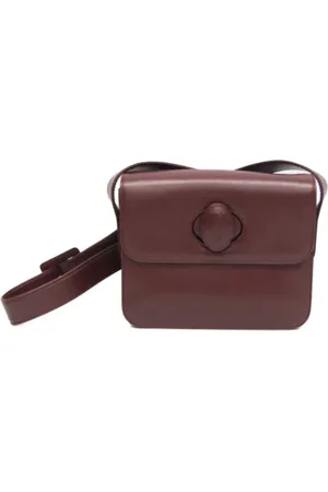 Cartier Pre-owned, Kobieta, Czerwony, ONE SIZE, Skóra, Pre-owned skórzane torby na ramię
