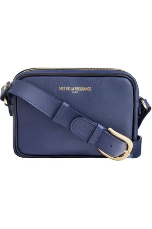Inès de la Fressange Torebki, Kobieta, Niebieski, ONE SIZE, Skóra, Marcia Banane