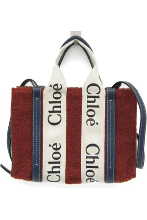 Chloé Pre-owned, Kobieta, brązowy, ONE SIZE, Wełna, Pre-owned Wool handbags
