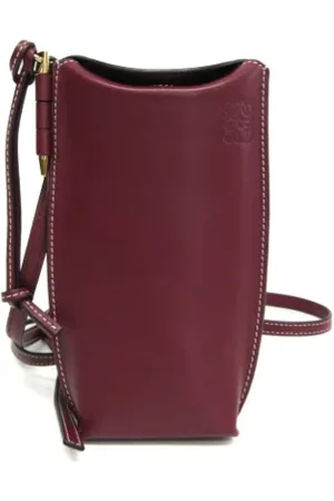 Loewe Pre-owned, Kobieta, Czerwony, ONE SIZE, Skóra, Pre-owned skórzane torby na ramię