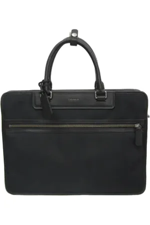 Coach Pre-owned, Mężczyzna, Czarny, ONE SIZE, Skóra, Pre-owned Canvas handbags