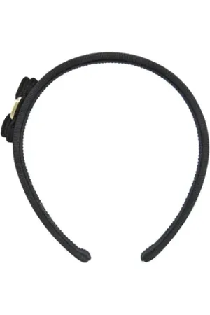 Salvatore Ferragamo Pre-owned, Kobieta, Czarny, ONE SIZE, Bawełna, Pre-owned Cotton hair-accessories