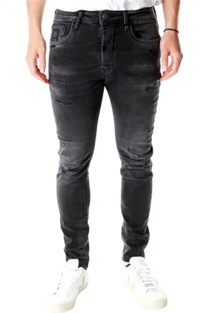 Elias Rumelis Jeansy, Mężczyzna, Czarny, W29, Denim, Jeansy
