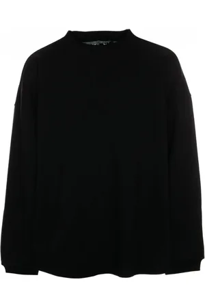 Y / PROJECT Swetry, Mężczyzna, Czarny, L, Vintage Evergreen Sweatshirt Oversized
