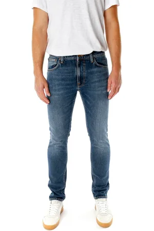 Nudie Jeans Jeansy, Mężczyzna, Niebieski, W29 L32, Denim, Jeansy