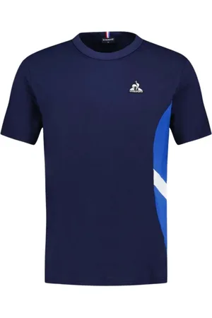 Le Coq Sportif Koszulki, Mężczyzna, Niebieski, M, Koszule sezonowe