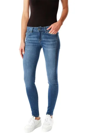 Pepe Jeans Jeansy, Kobieta, Niebieski, W25 L30, Denim, Jeansy
