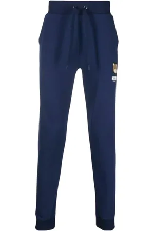 Moschino Spodnie, Mężczyzna, Niebieski, L, Eleganckie Spodnie