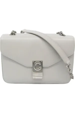 Céline Pre-owned, Kobieta, Szary, ONE SIZE, Skóra, Pre-owned skórzane torby na ramię