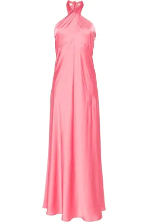 D.EXTERIOR Sukienki, Kobieta, Różowy, S, Koronkowa Sukienka Maxi