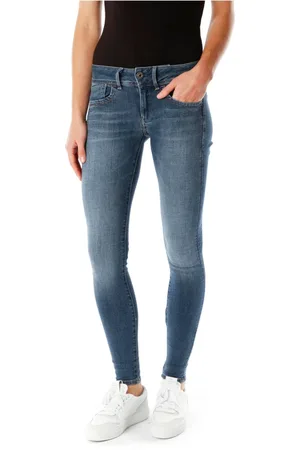 G-Star Jeansy, Kobieta, Niebieski, W25 L30, Denim, Jeansy