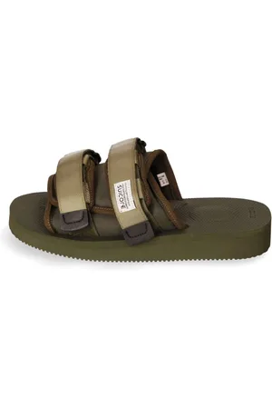 SUICOKE Buty, Kobieta, Zielony, 36 EU, Sandały Moto-Cab