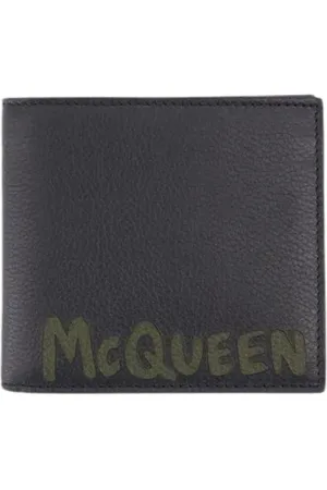 Alexander McQueen Akcesoria, Mężczyzna, Czarny, ONE SIZE, Skóra, Leather wallets
