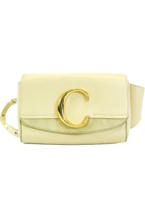Chloé Pre-owned, Kobieta, Beżowy, ONE SIZE, Skóra, Pre-owned skórzane torby na ramię