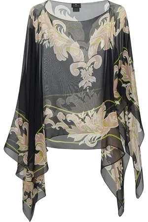 Etro Kurtki, Kobieta, Wielobarwność, ONE SIZE, Kurtki z nadrukiem