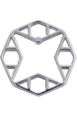 1017 ALYX 9SM Akcesoria, Kobieta, Szary, ONE SIZE, Kolczyk Okrągły