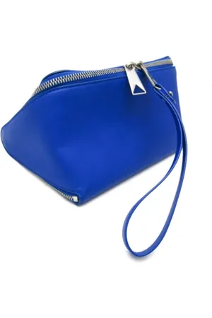 Bottega Veneta Pre-owned, Kobieta, Niebieski, ONE SIZE, Skóra, Pre-owned Leather clutches