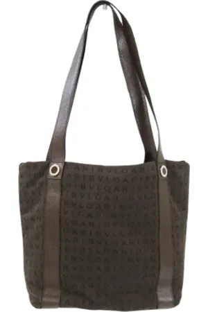 Bvlgari Pre-owned, Kobieta, brązowy, ONE SIZE, Skóra, Pre-owned Skórzane torebki