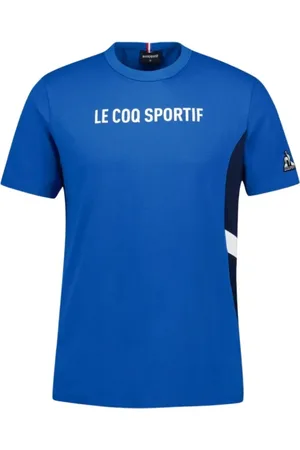 Le Coq Sportif Koszulki, Mężczyzna, Niebieski, L, Kolekcja Sezonowych Koszul