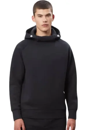 Napapijri Bluzy, Mężczyzna, Czarny, L, Bluza z Kapturem z Rękawami Raglan
