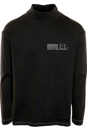 ERL Koszulki, Mężczyzna, Szary, L, Long Sleeve Tops