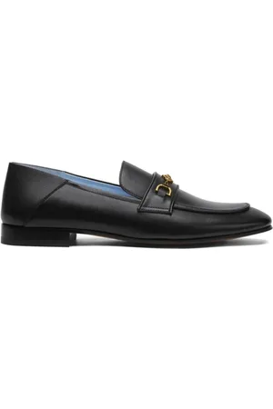 VERSACE Buty, Mężczyzna, Czarny, 40 EU, Skóra, Czarno-Złote Kapcie Skóra Cielęca