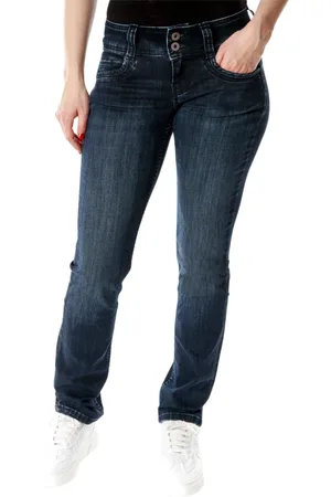 Pepe Jeans Jeansy, Kobieta, Niebieski, W25 L30, Denim, Slim-fit Jeansy