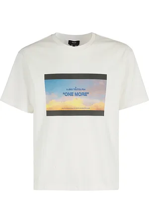 A.P.C. Koszulki, Mężczyzna, Biały, M, Bawełna, Boxy Leo T-Shirt