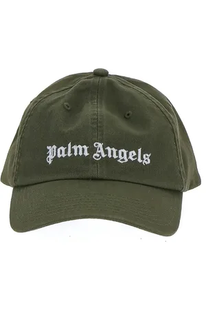 Palm Angels Akcesoria, Mężczyzna, Zielony, ONE SIZE, Stylowy Kapelusz