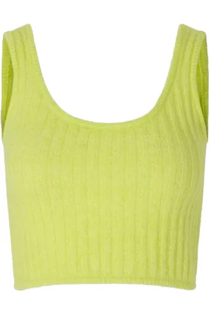 Baum und Pferdgarten Koszulki, Kobieta, Zielony, XS, Wild Lime Cropped Top