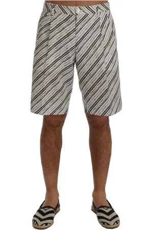 Dolce & Gabbana Szorty, Mężczyzna, Wielobarwność, S, Paski Casual Shorts