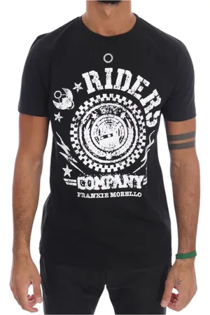 FRANKIE MORELLO Koszulki, Mężczyzna, Czarny, S, T-Shirts