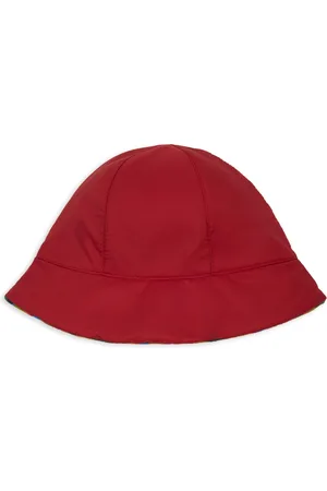 Gallo Akcesoria, Kobieta, Czerwony, ONE SIZE, Zielony kapelusz przeciwdeszczowy klasyczny styl