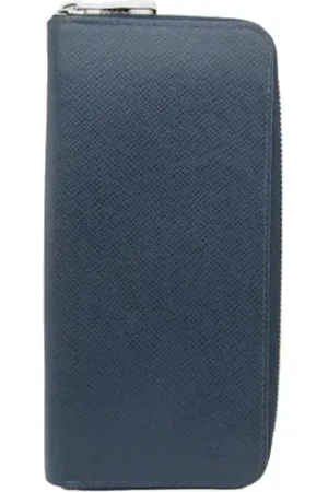 LOUIS VUITTON Pre-owned, Mężczyzna, Niebieski, ONE SIZE, Skóra, Pre-owned skórzane portfele