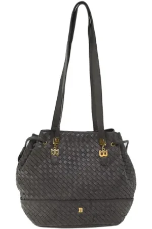 Bally Pre-owned, Kobieta, Szary, ONE SIZE, Skóra, Pre-owned skórzane torby na ramię
