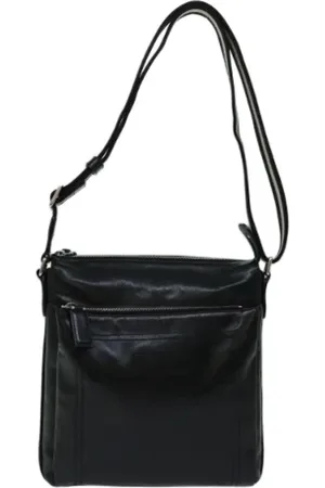 Bally Pre-owned, Kobieta, Czarny, ONE SIZE, Skóra, Pre-owned skórzane torby na ramię