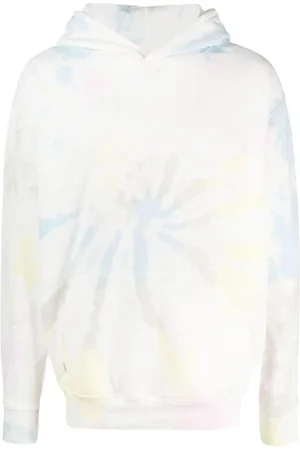 Family First Bluzy, Mężczyzna, Wielobarwność, L, Tie-Dye Logo Patch Hoodie Sweater