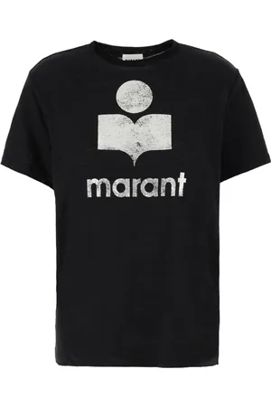 Isabel Marant Koszulki, Kobieta, Czarny, M, Casual Bawełniany T-shirt