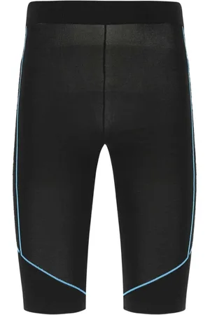 MCM Szorty, Mężczyzna, Czarny, M, Stylowe Czarne Legginsy z Wiskozy