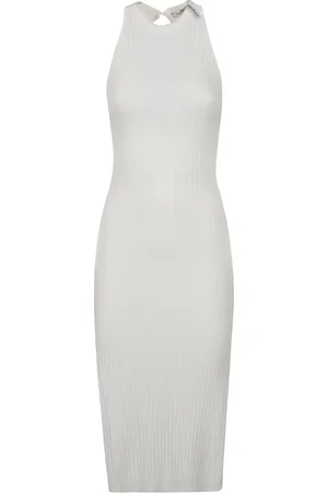 hinnominate Sukienki, Kobieta, Biały, M, Elegancka Sukienka Wieczorowa