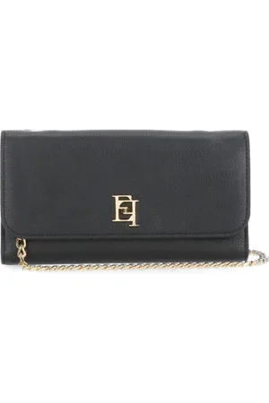 Elisabetta Franchi Torebki, Kobieta, Czarny, ONE SIZE, Cross Body Bags