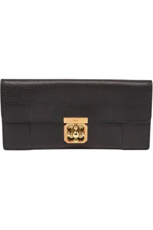 Chloé Pre-owned, Kobieta, Czarny, ONE SIZE, Pre-owned skórzane portfele
